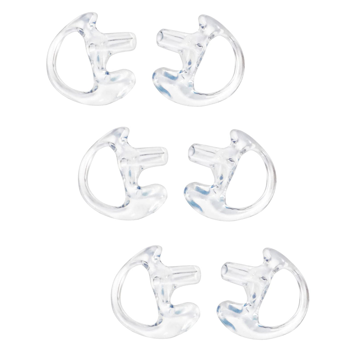 Twayrdio Earmold Earbud Ear Mold For Walkie Talkie Surveillance Earpiece Two Way Radio Headset Acoustic Coil Tube Audio Kits, Sm
