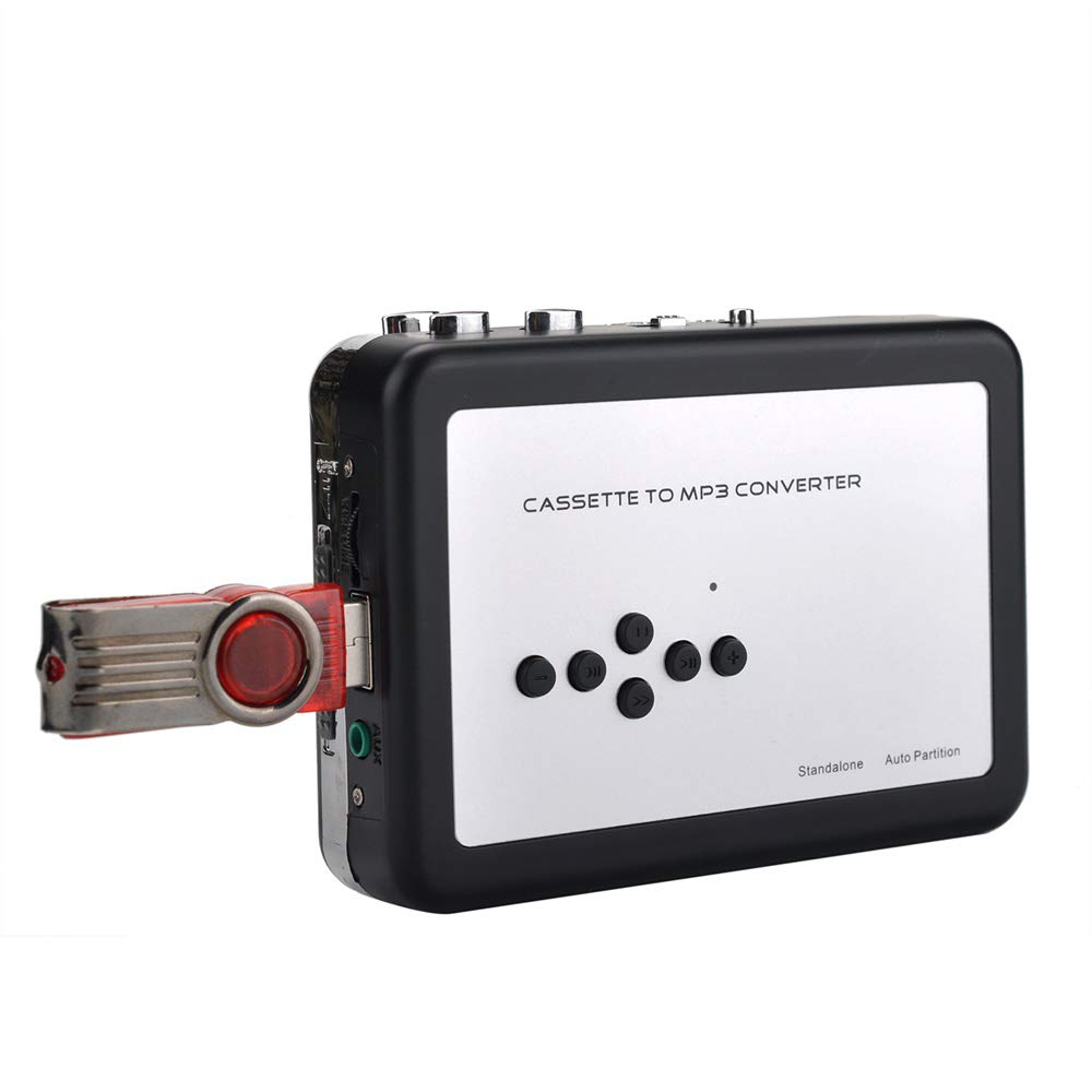 Y&H Cassette Tape Player Record Tape to MP3 Digital Converter,USB Cassette Capture,Save to USB Flash Drive Directly,No Need Comp
