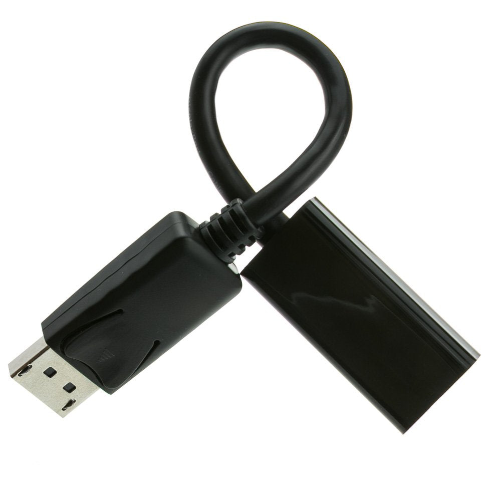 Cablewholesale Displayport Male To Hdmi Female Passive Adapter Cable Support For 4K Video, Audio Enabled