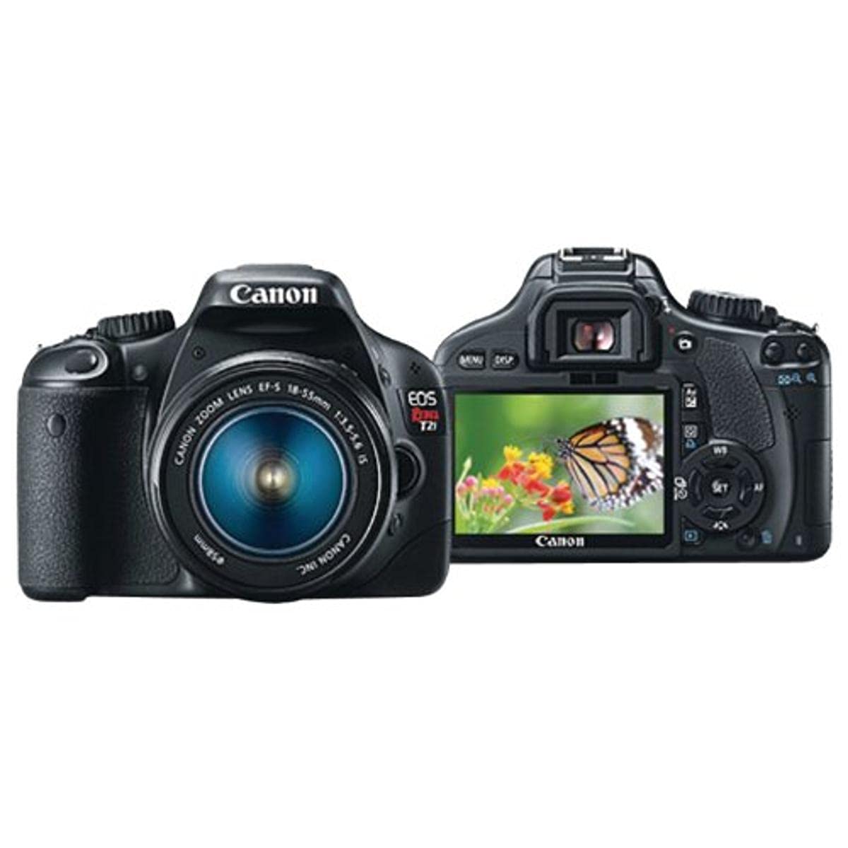 Used Canon EOS Digital Rebel T2i Digital Camera W/ 18-55 F3.5-5.6 Lens