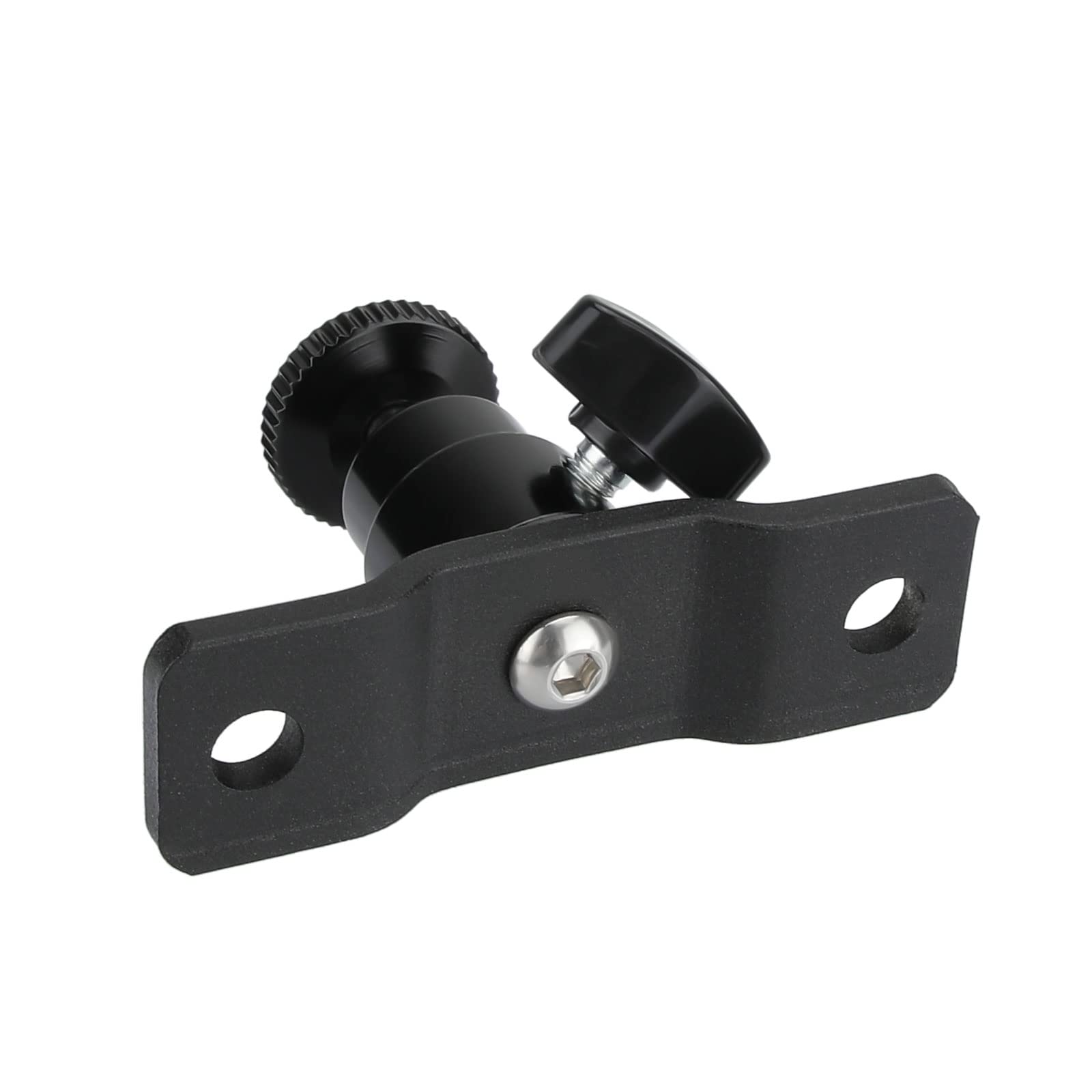 Camvate 1/4-20 Ball Head With Bottom Pedestal Mount For Monitor/Surveillance System Support - 2324