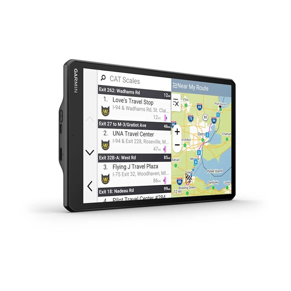 Garmin Dezl Otr1020 Gps Truck Navigator 10 Extra-Large Display Touchscreen, Commercial Gps Navigation For Semi Trucker Driver Bu