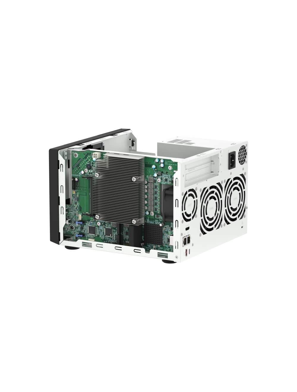 Qnap Tvs H674 I3 16G Us 6 Bay High Speed Desktop Nas With 12Th Gen Intel Core Cpu, Up To 64Gb Ddr4 Ram, 2.5 Gbe Networking And P