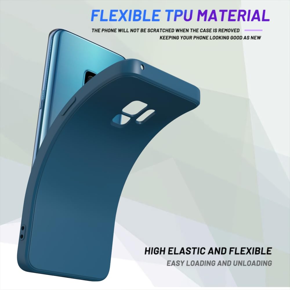 Wogroo For Samsung Galaxy S9 Plus Case Dark Blue, Scratch Resistant With Soft Touch, Slim Thin Phone Cover For Samsung Galaxy S9