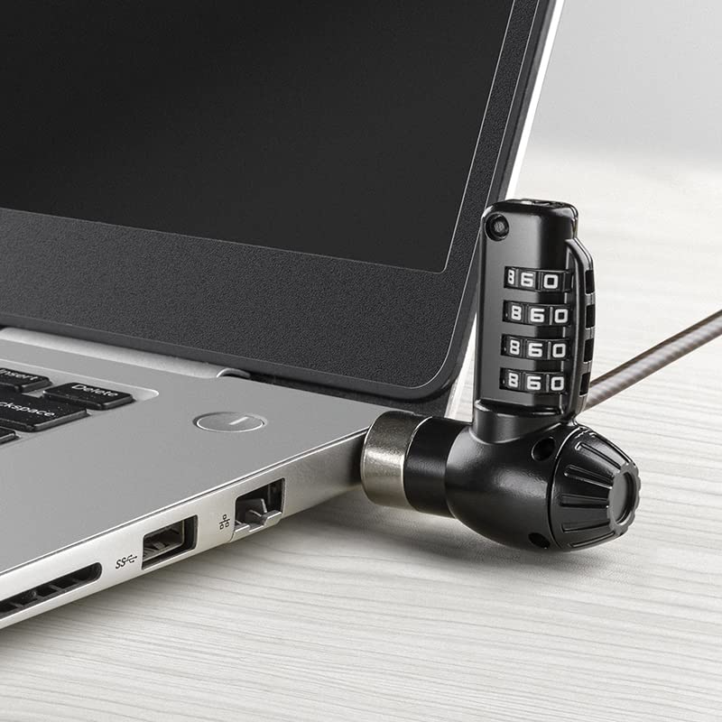Tofeer Laptop Lock Universal Laptop Cable Lock Combination Computer Lock Compatible With Hp Samsung Dell Slot