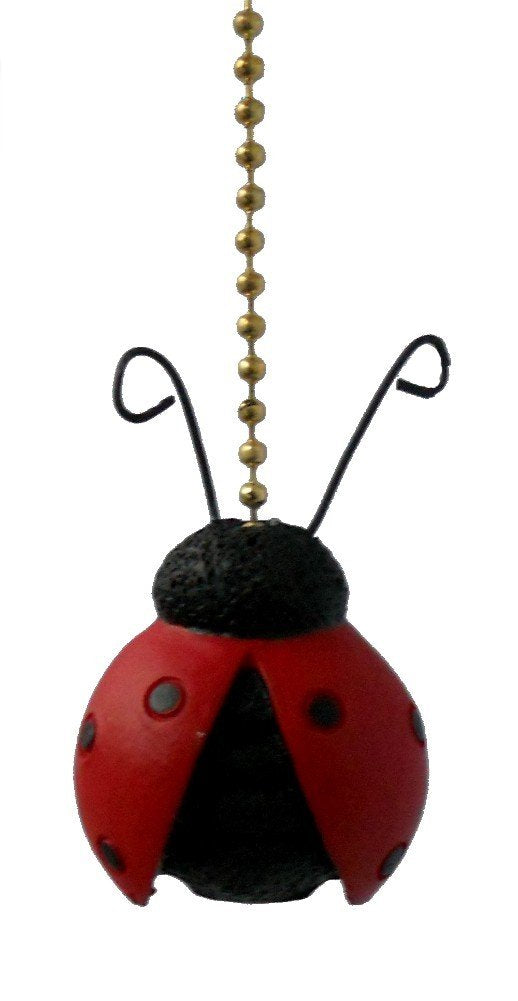 Ladybug Beetle Nursery Porch Decor Ceiling Fan Light Pull Chain