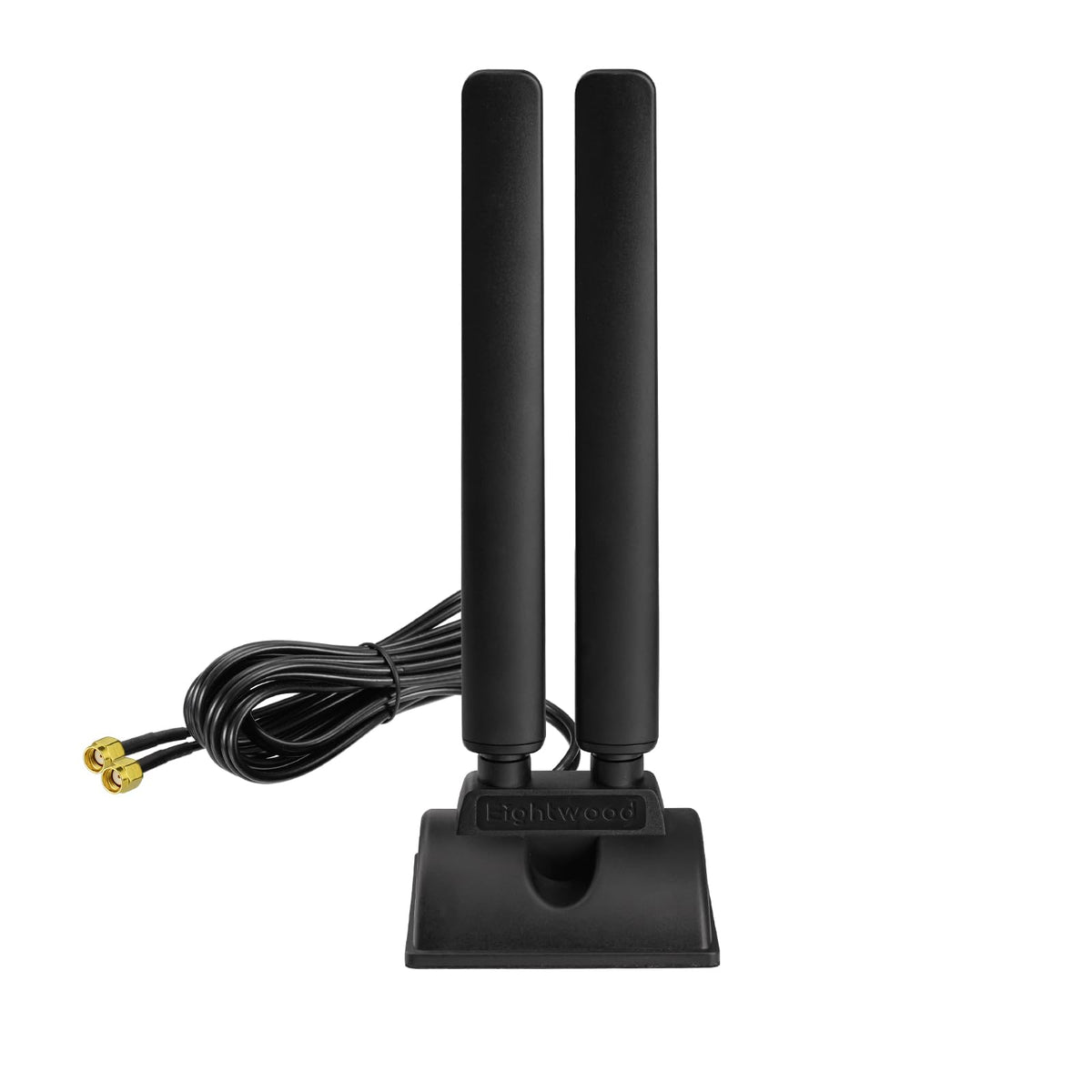 Eightwood Wifi 6E Antenna Tri Band 2.4Ghz 5Ghz 6Ghz Rp Sma Wifi Antennae Magnetic Base For Desktop Pc Computer Pci E Wifi 6E Blu