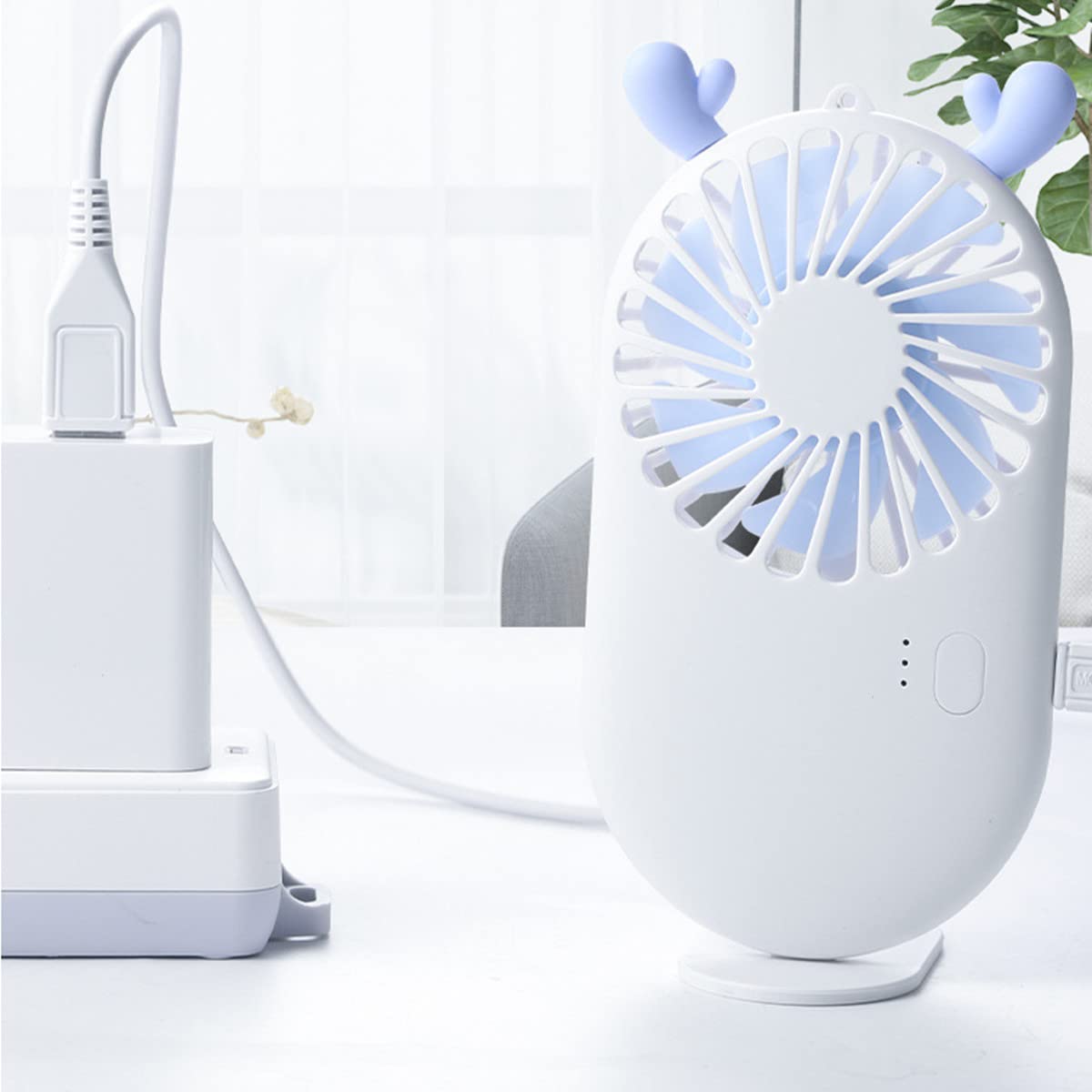 Ruitasa Usb Rechargeable Fan Pocket Fan, Mini Portable Fan Powerful, Handheld Mini Usb Fan 3 Speeds Adjustable Design Suitable F