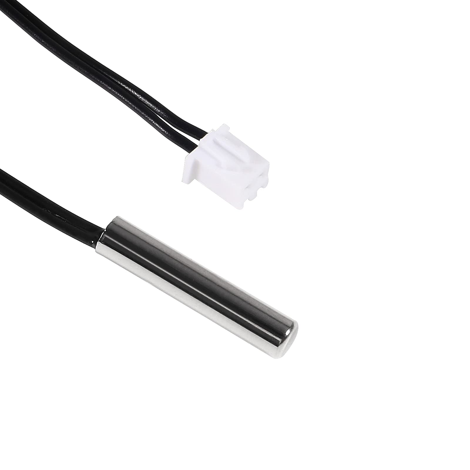 Aediko 6Pcs 10K Temperature Sensor Probe 1M Ntc3950 Thermistor Stainless Steel Temp Sensor Probe Digital Temperature Transmitter