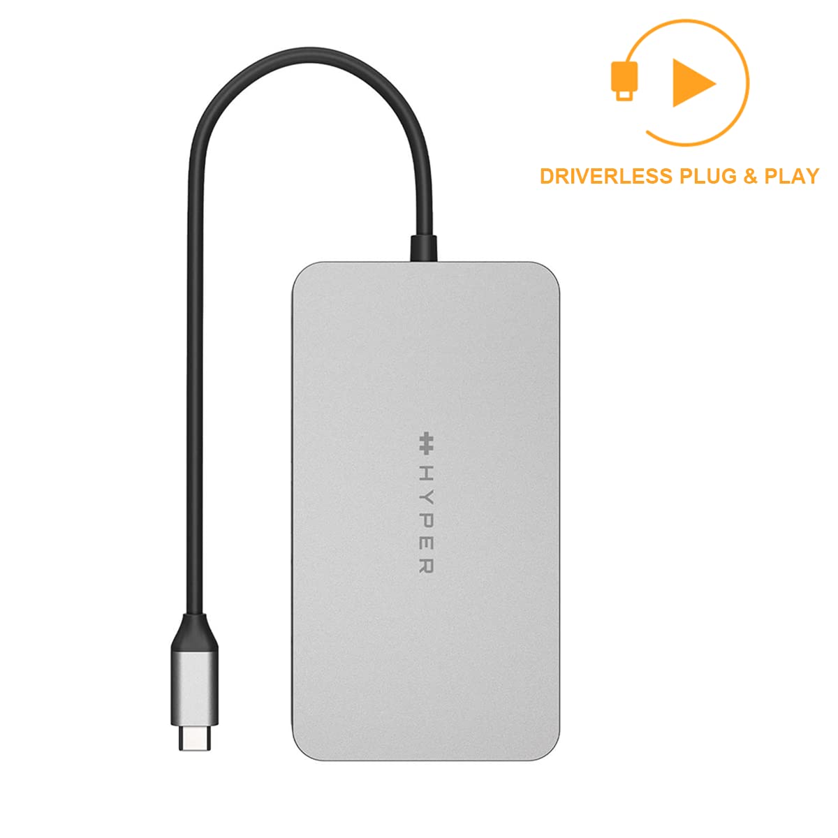 Hyperdrive M1 M2 Macbook Pro Usb C Hub - 10-In-1 Usb Hub Dual 4K Hdmi, Ethernet, Usb-A, Usb C Adapter