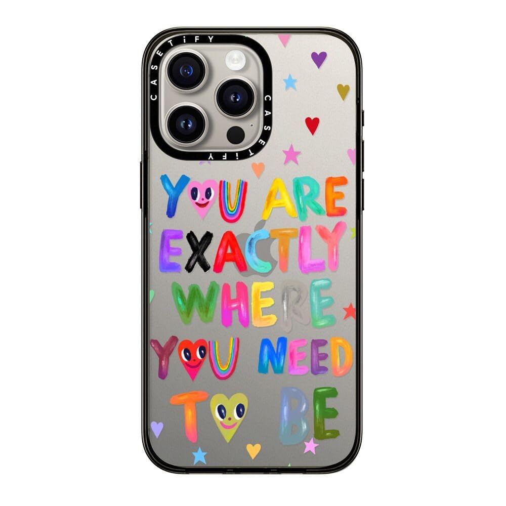 Casetify Compact Case For Iphone 15 Pro Max [2X Military Grade Drop Tested / 4Ft Drop Protection]   You Are Exactly Where You Ne