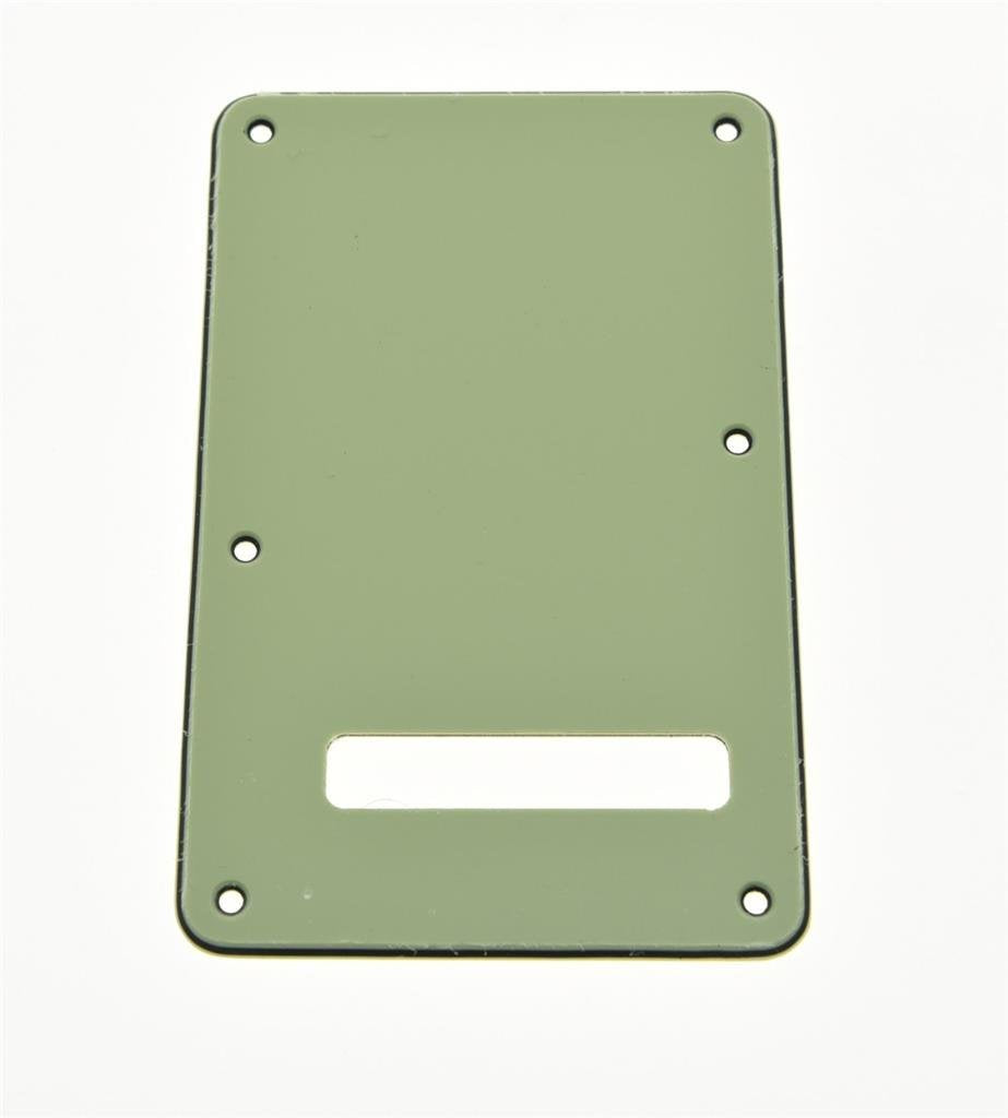 Kaish St/Strat Style Standard Guitar Back Plate St Tremolo Trem Cover For Usa Strat/Stratocaster Mint Green 3 Ply