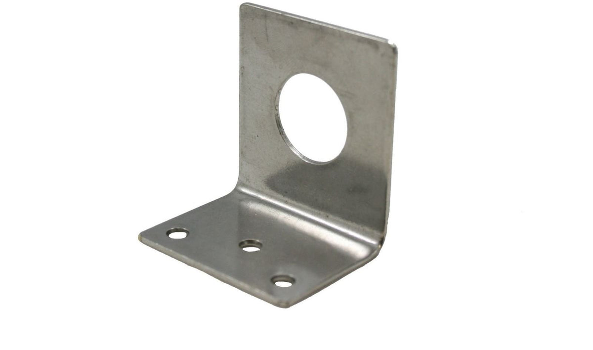 L Bracket 1255 3/4 Hole Stainless Steel Nmo 3/4 Hole Mount L Bracket Mobile Antennas Motorola Kenwood Vertex Hyt For Uhf Vhf Coax Nmo Mount Cable Mobile Antennas Car Truck Hood Install By