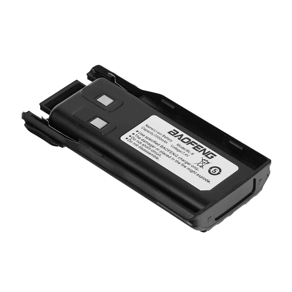 Baofeng Original Replacement Battery Bl 8 For Baofeng Uv 82, Uv 82L   Black