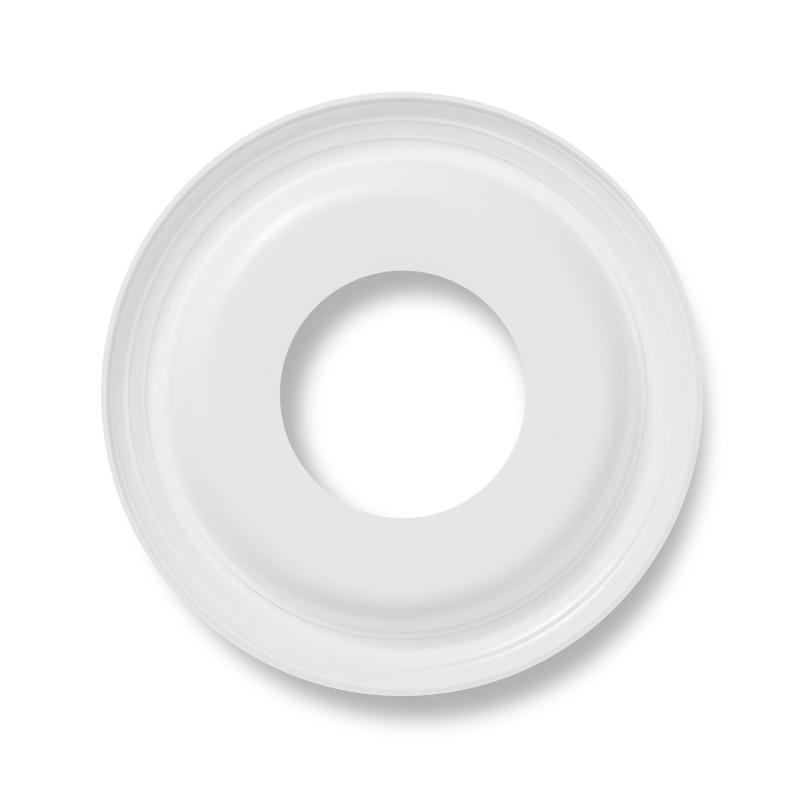 2Packs Molded Nylon Ceiling Medallion For Light Fixtures And Ceiling Fans, 10''Od X 4''Id X 1 2/8 ''P (Fits Canopies Up To7 1/4'