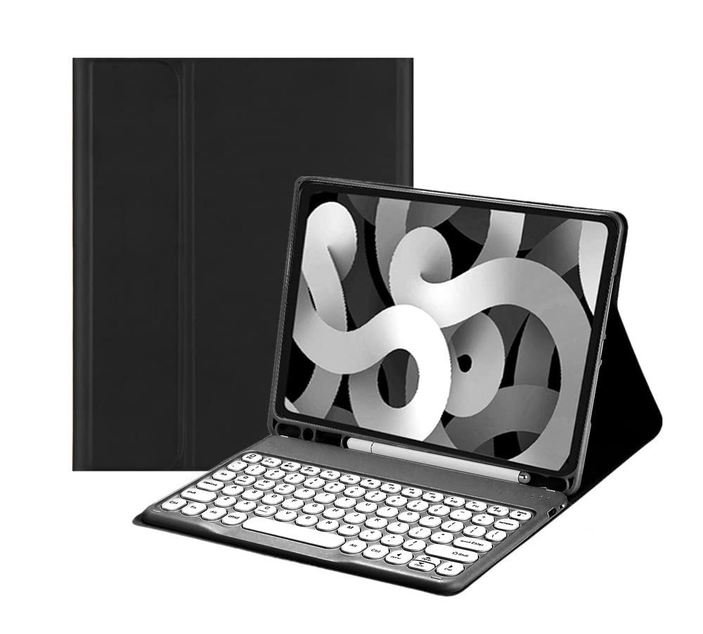 2021 New Ipad 9 Ipad 8 Ipad 7 10.2'' Air 3 Pro 10.5 Keyboard Case Cute Round Key Color Keyboard Wireless Detachable Bt Keyboard