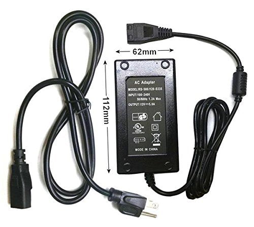 100240V Ac To 12V Dc Power Supply With 4 Pin Molex (5A / 5000Ma)