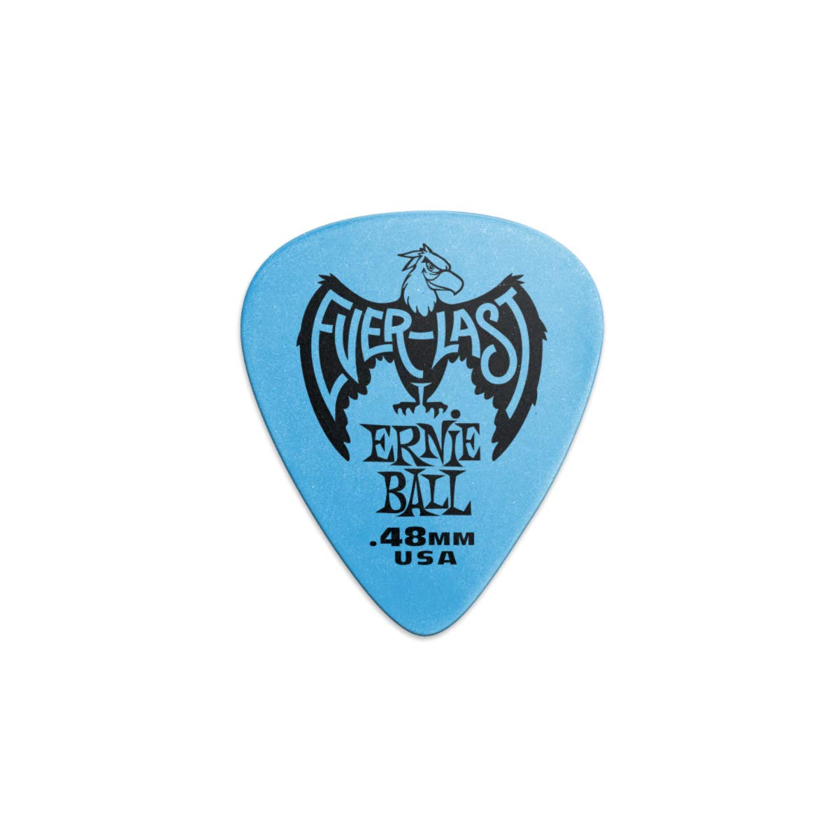 Ernie Ball Everlast Guitar Picks, Blue 48Mm, 12 Pack (P09181)