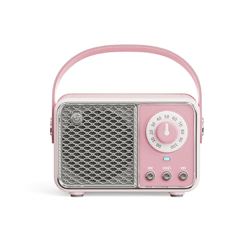 Retro Bluetooth Speaker, Small Cute Vintage Speaker Old Fashion Style Speaker Portable Radio Wireless Decor Speaker Supports Tf