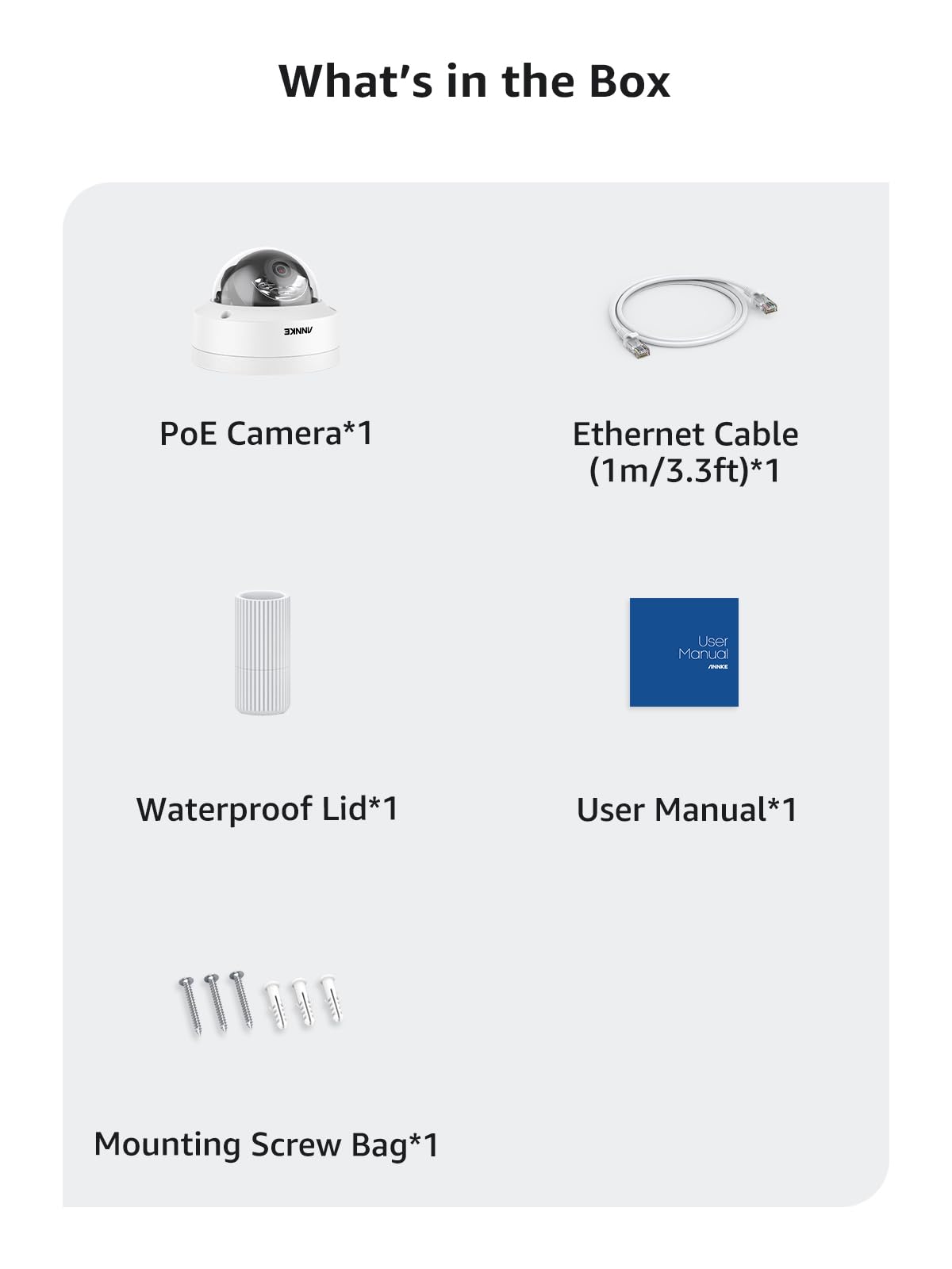 Annke C800 4K Ip Camera, H.265+ 8Mp Dome Poe Camera, Ai Human Vehicle Detection, Ik10 Explosion Proof & Ip67 Weatherproof Outdoo