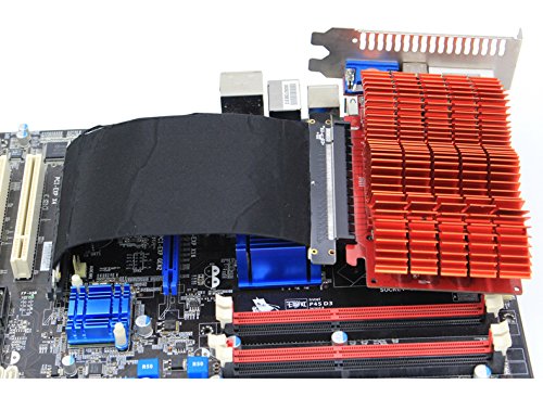 Sintech Pci E Express X16 Riser Extend Card With High Speed Flex Cable(10Cm 180Degree)