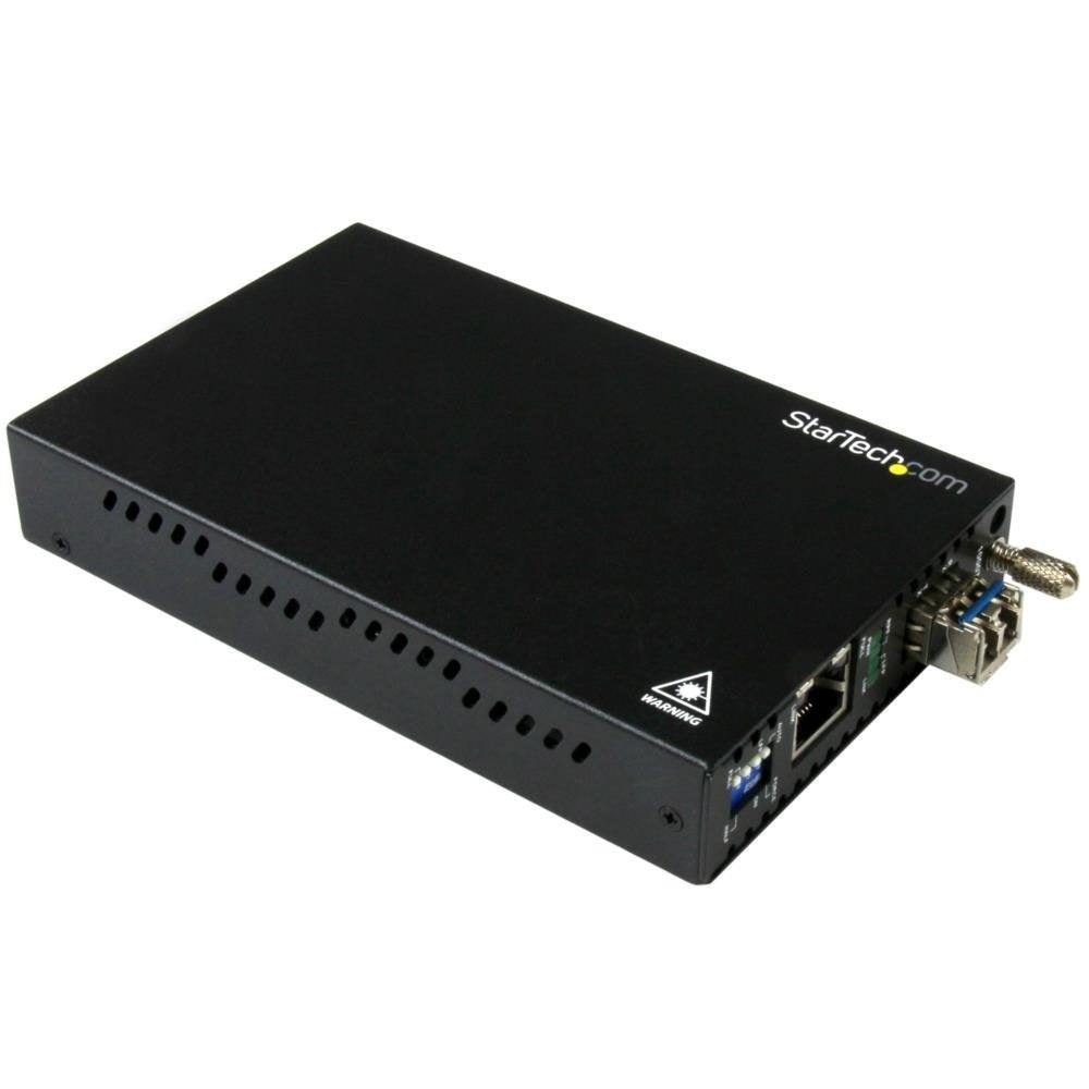 Startech.Com Singlemode (Sm) Lc Fiber Media Converter For 1Gbe Network   20Km   Gigabit Ethernet   1310Nm   With Sfp Transceiver
