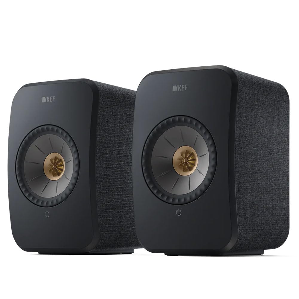 Kef Lsx Ii Wireless Hifi Speaker System (Carbon Black)