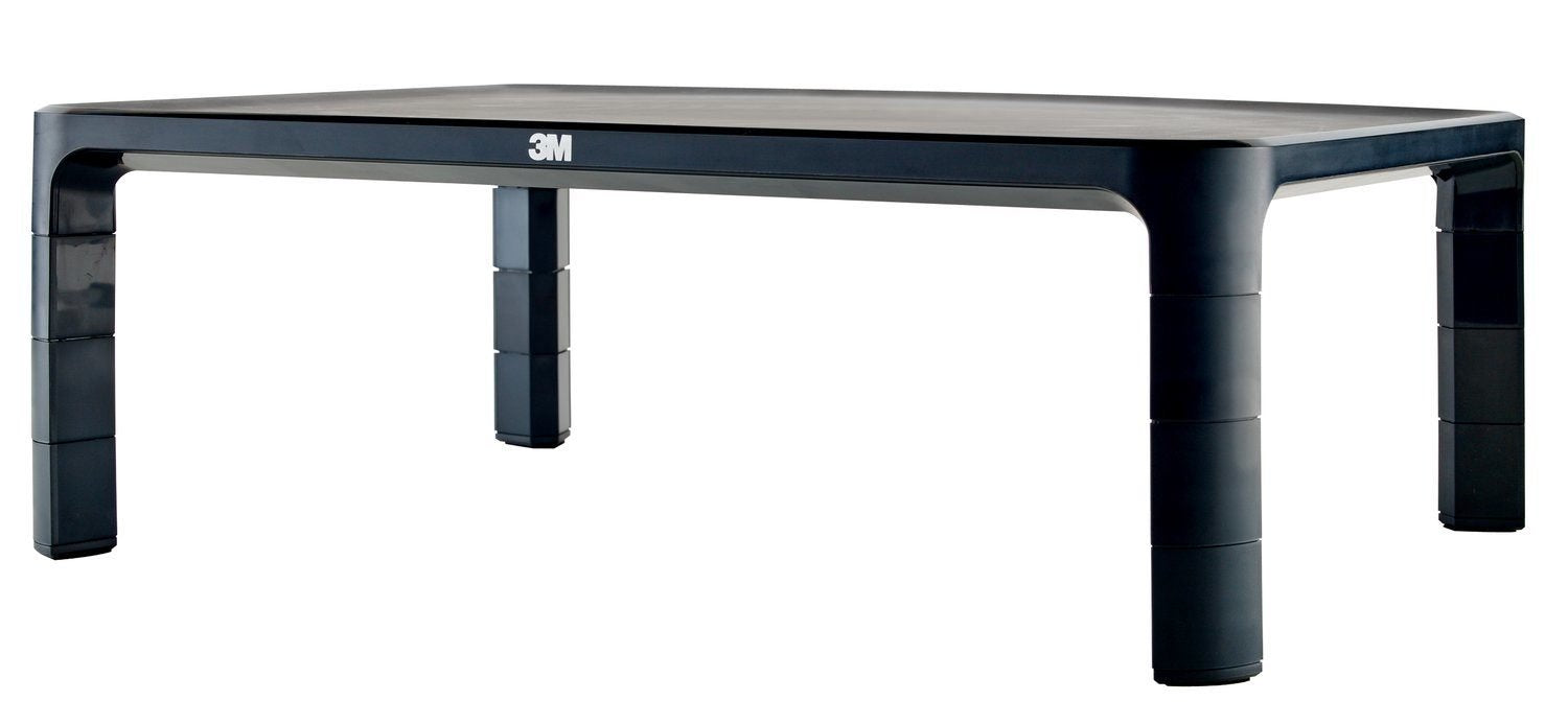 3M Adjustable Monitor Stand For Monitors And Laptops, Three Leg Segments Simply Adjust Height From 1.7'' To 5.5'', Holds Up To 2