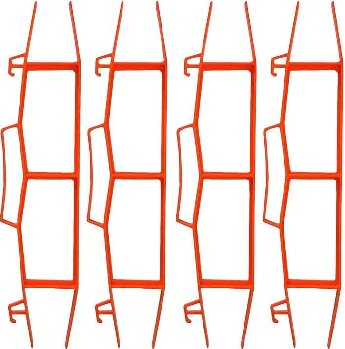 Set Of 4 Extension Cord Wraps 17 1/2'' Length, Each Hold Up To 150 Feet   Black Duck Brand