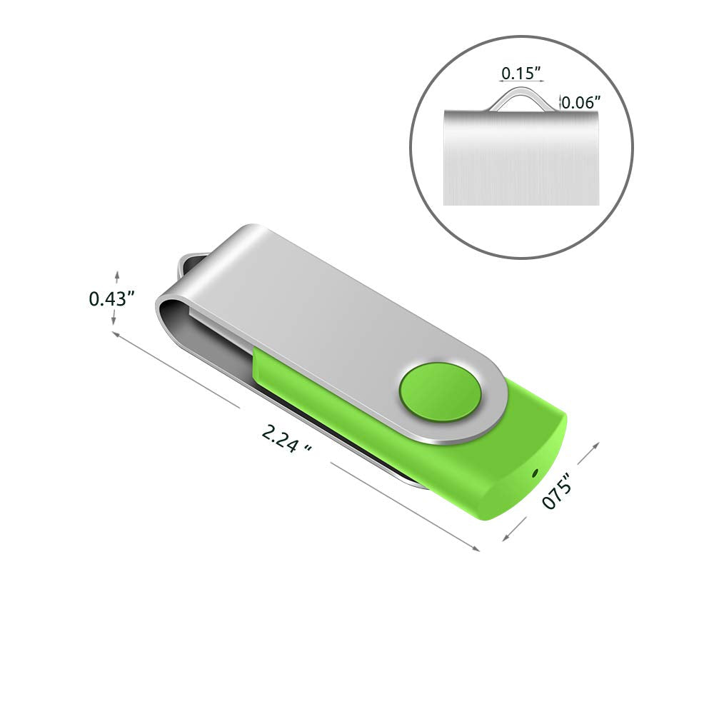 Professional 10 Pack Of Enfain 16Gb Multicolor Usb Flash Drives   Swivel Memory Sticks For Efficient Data Storage And Sharing