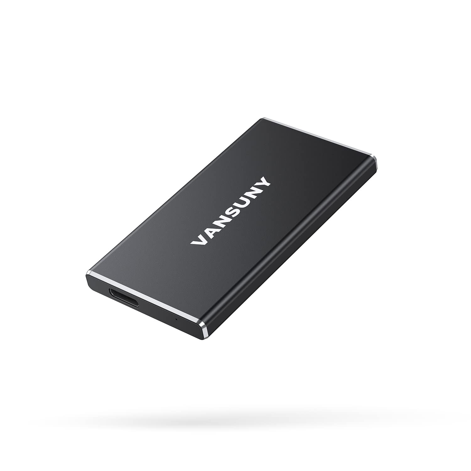 Vansuny 500Gb Portable External Ssd, Usb 3.1 Gen2 430Mb/S High Speed Data Transfer, Metal Usb C Mini Portable External Solid Sta
