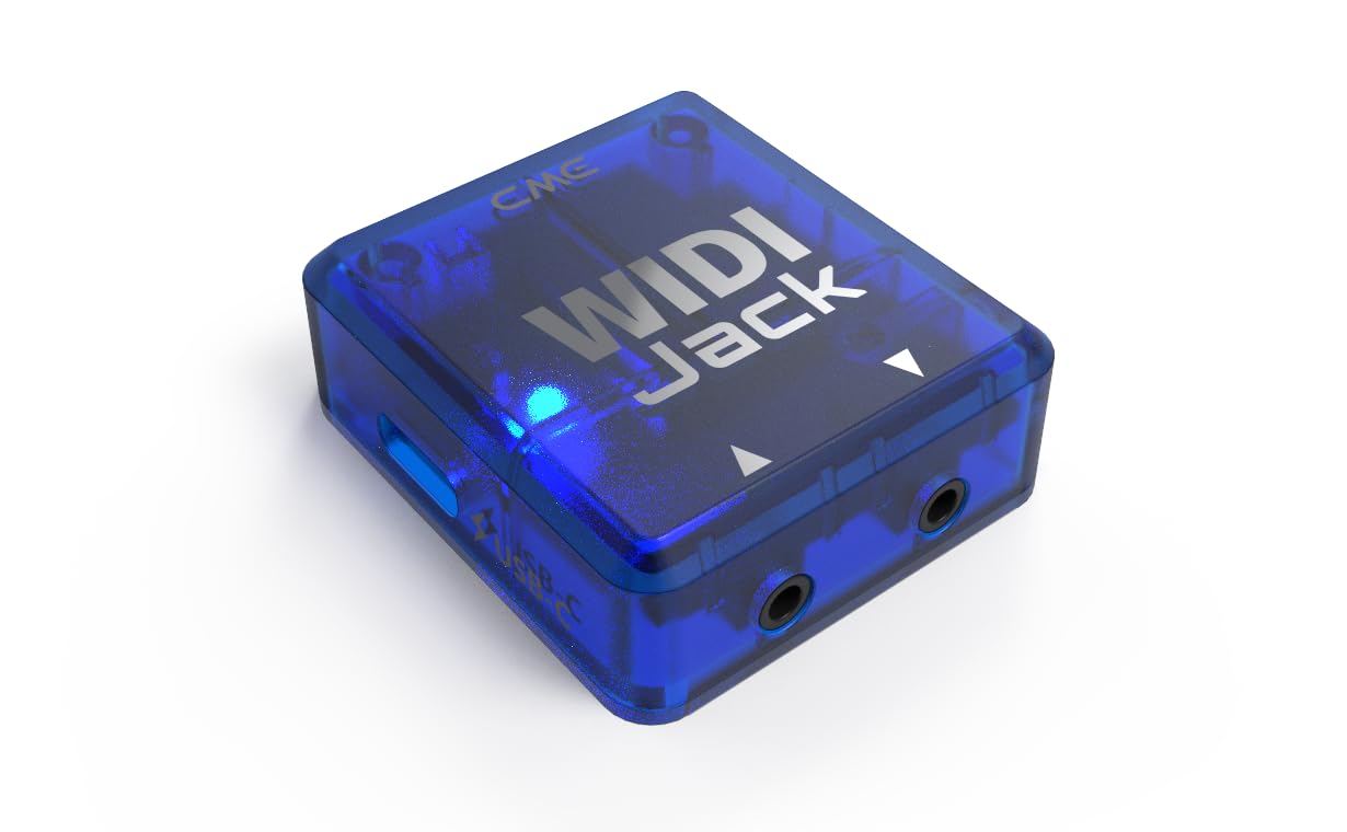Cme Widi Jack   Bluetooth Midi Interface For Trs/Din Midi Devices   Power By Midi Out Or Usb C   Ultra Low 3Ms Latency Wireless