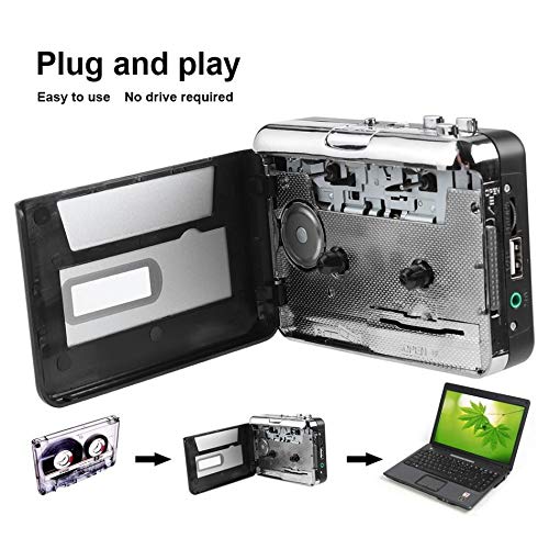 Tenyua Cassette Player Usb Walkman Converts Cassette Tapes To Mp3S