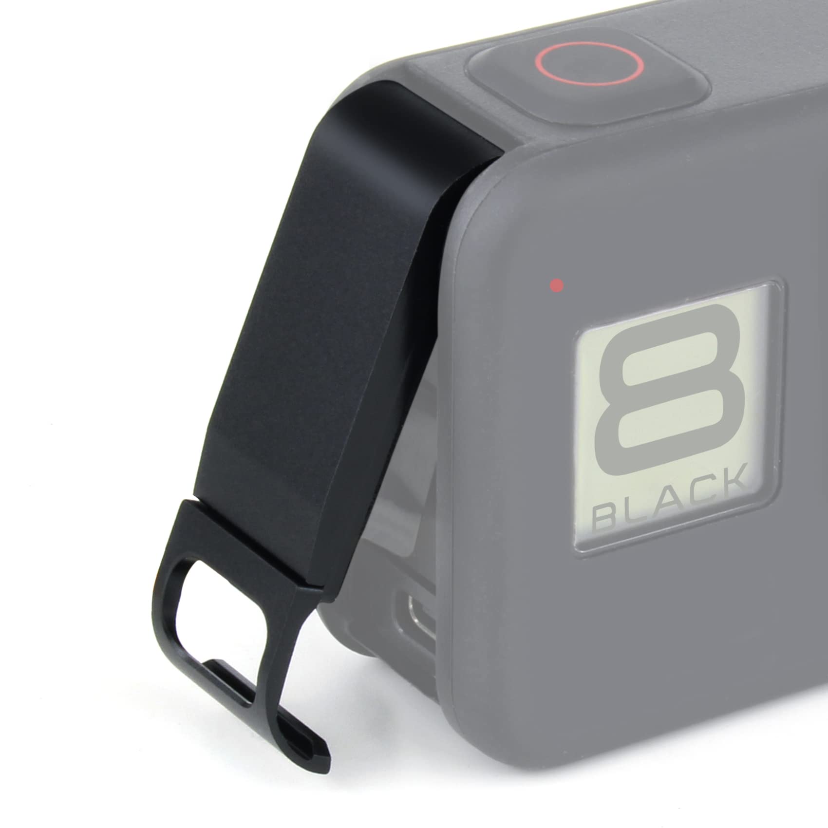 Gepuly Aluminum Replacement Battery Cover Side Door For Gopro Hero 8 Black   Charging Without Removing The Battery Door Cover