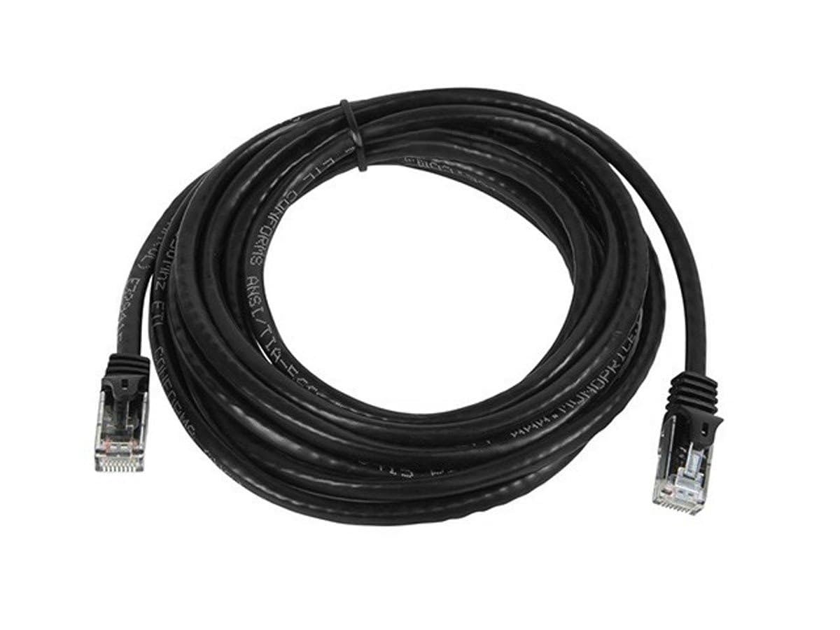 Monoprice Cat6 10Ft Black Patch Cable Utp 24Awg 550Mhz Pure Bare Copper Snagless Rj45 Flexboot Series Ethernet Cable  Pack Of 1