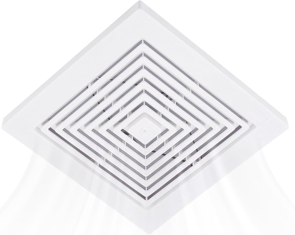 Wkzo 97011723 Bathroom Ceiling Fan Grille With Springs Replacement Parts For Square Ceiling Or Wall Mount Exhaust Fan Fits Model