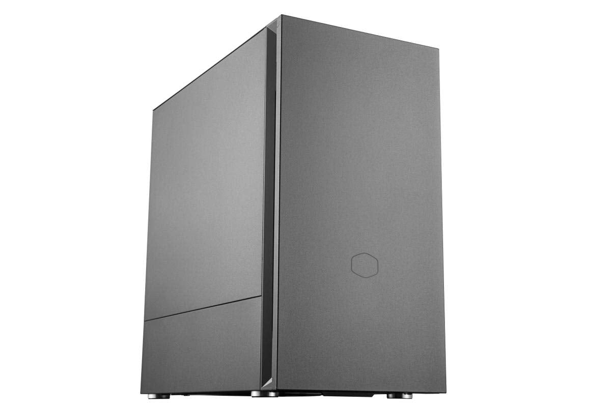 Cooler Master Silencio S400 Matx Tower W/Sound Dampening Material, Sound Dampened Steel Side Panel, Reversible Front Panel, Sd C