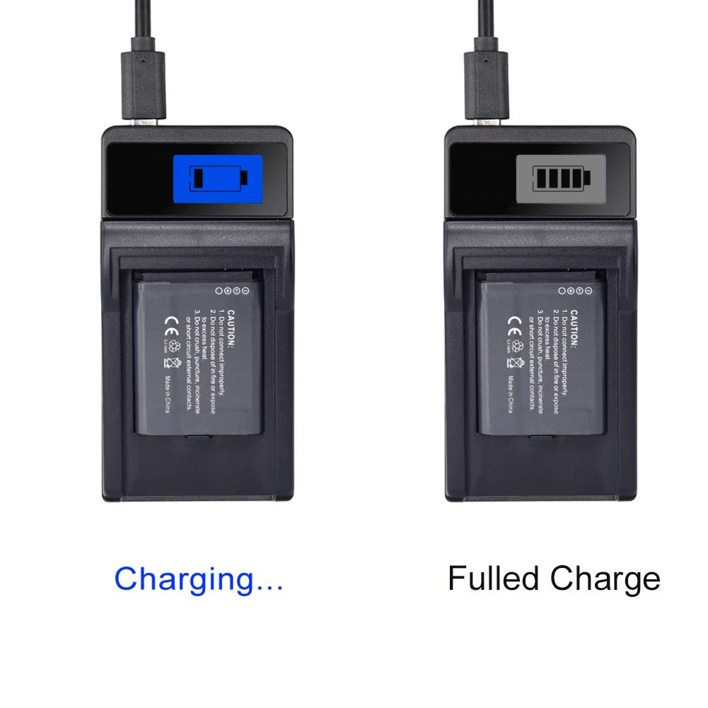 Tenberly 3 Pack BP-70A Replacement Batteries with Charger for Samsung WB30F DV150F MV800 ES70 PL20