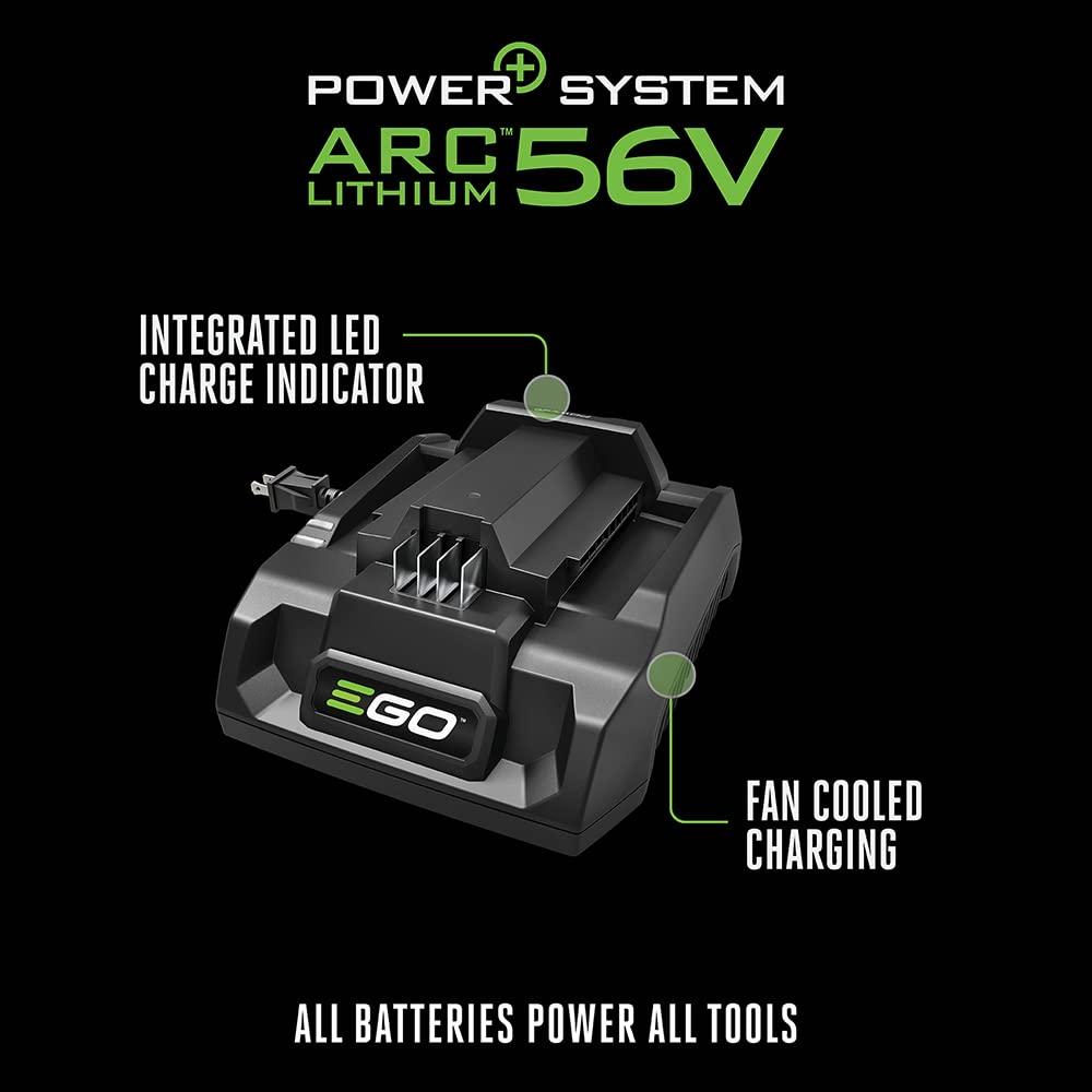 Ego Power+ Ch3200 56 Volt Lithium Ion 320W Speed Charger, Black