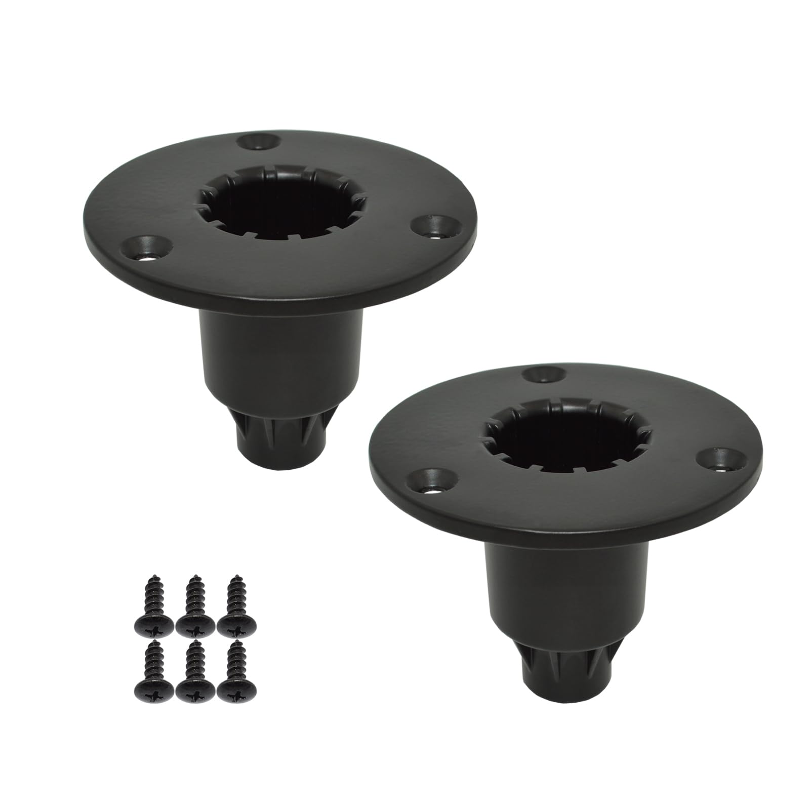 Howonder Speaker Mount Adapter With M20 Threading,4.02''X3'',Metal Speaker Stand Top Hat With M20 Threading, 102X75Mm (2 Packs B