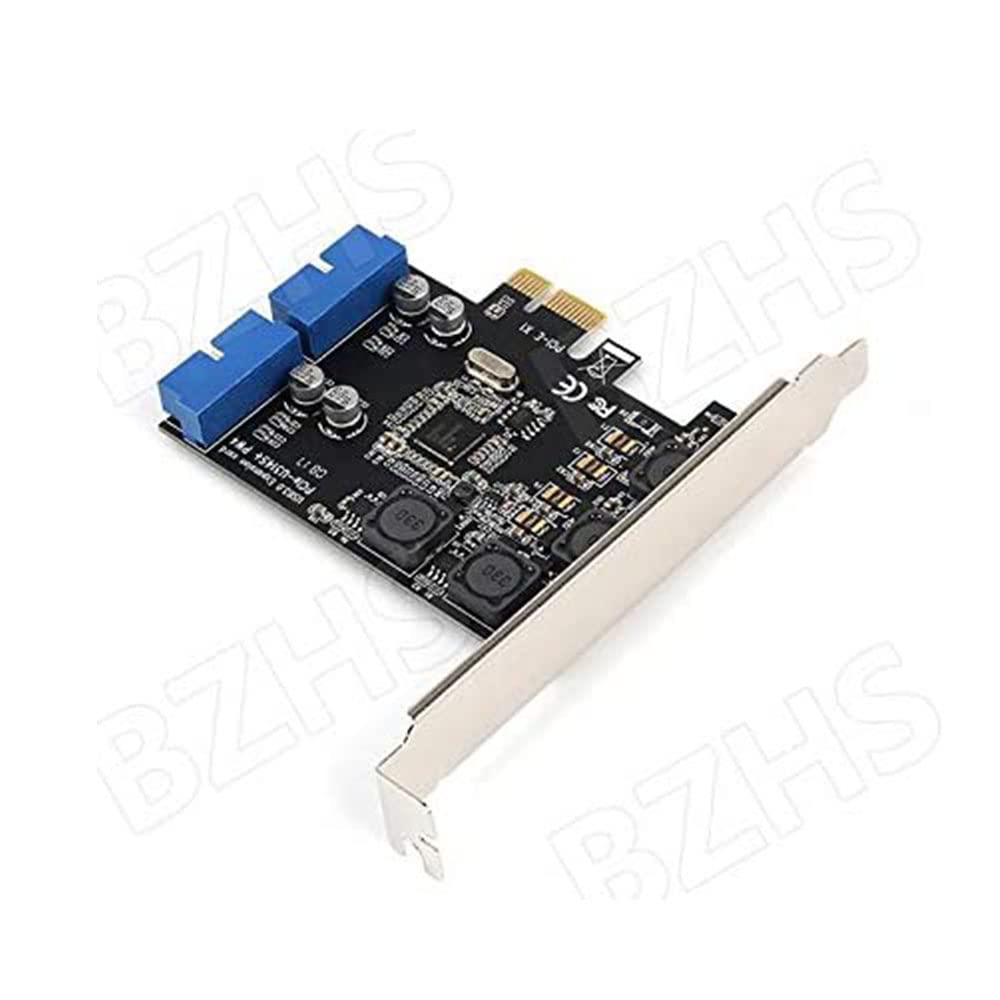 Pci E X1 To 2 Ports 19 Pin Usb 3.0 Header Pci Express To Dual 20 Pin Usb 3.0 Card