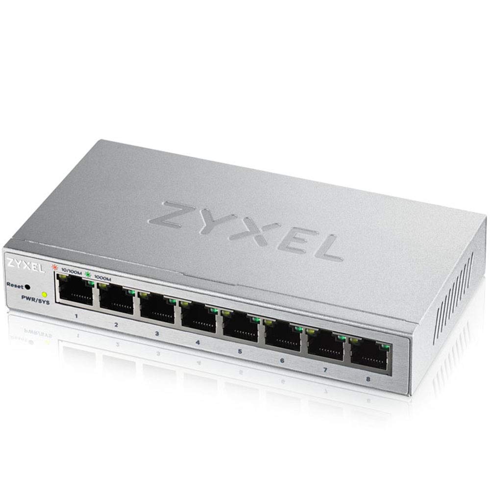 Zyxel 8 Port Gigabit Web Managed Switch, [Gs1200 8]