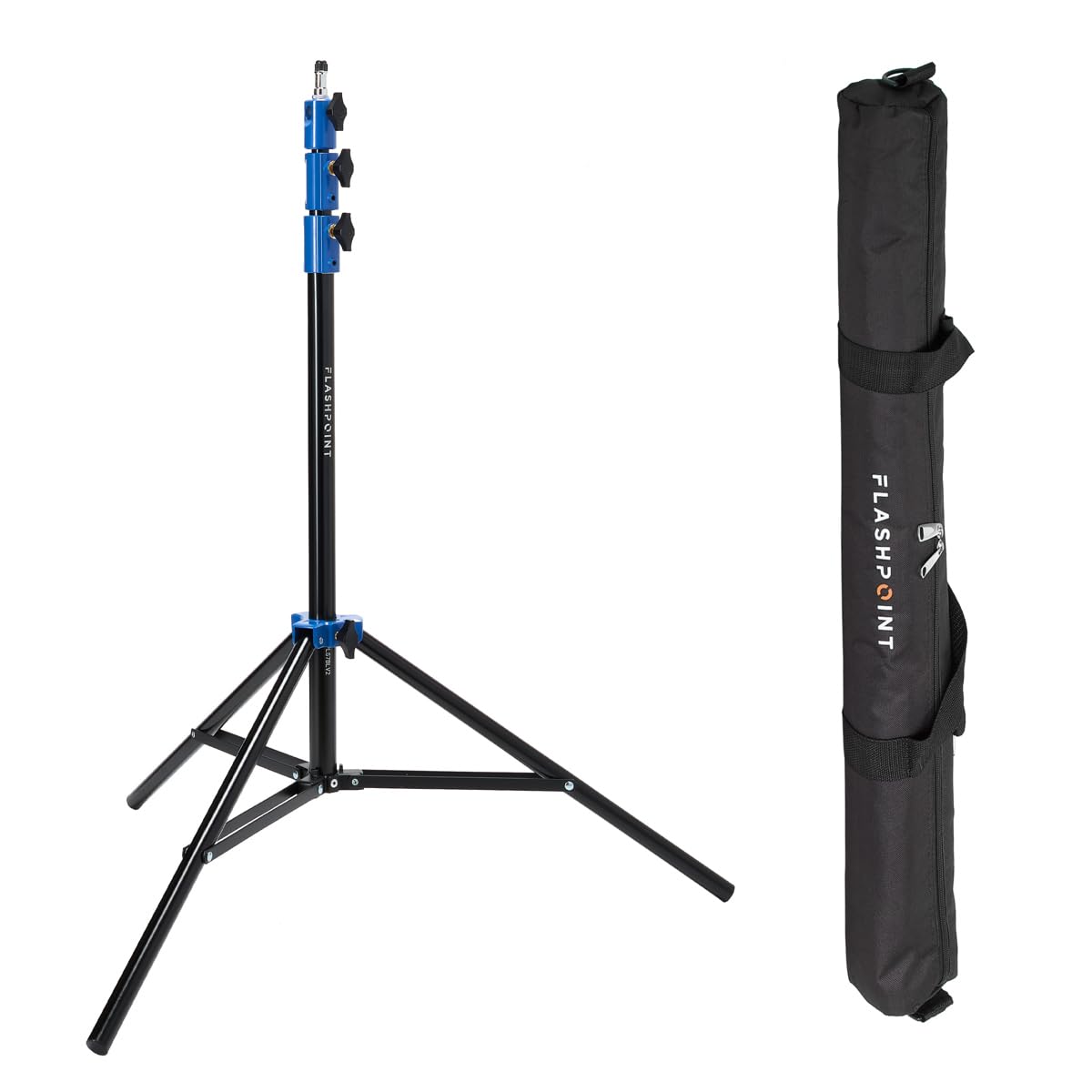 Flashpoint Pro Air-Cushioned Heavy-Duty Light Stand (Blue, 7.2)