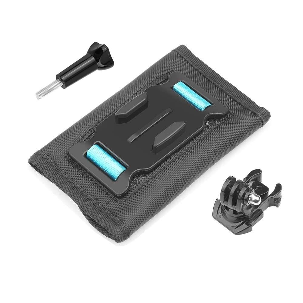 Action Pro 360 Degree Rotary Shoulder Belt Backpack Clip Mount Compatible With Gopro13/12/11/10/9/8/7/5 Black/Yi/4K/Sjcam/Eken/