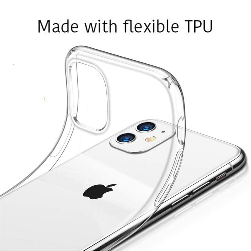 Yqinhhme Phone Case For Honor X8B (6.7''), Clear Tpu Soft Silicone Cover [Ultra Thin X Anti Yellow] Shockproof Anti Drop Protect