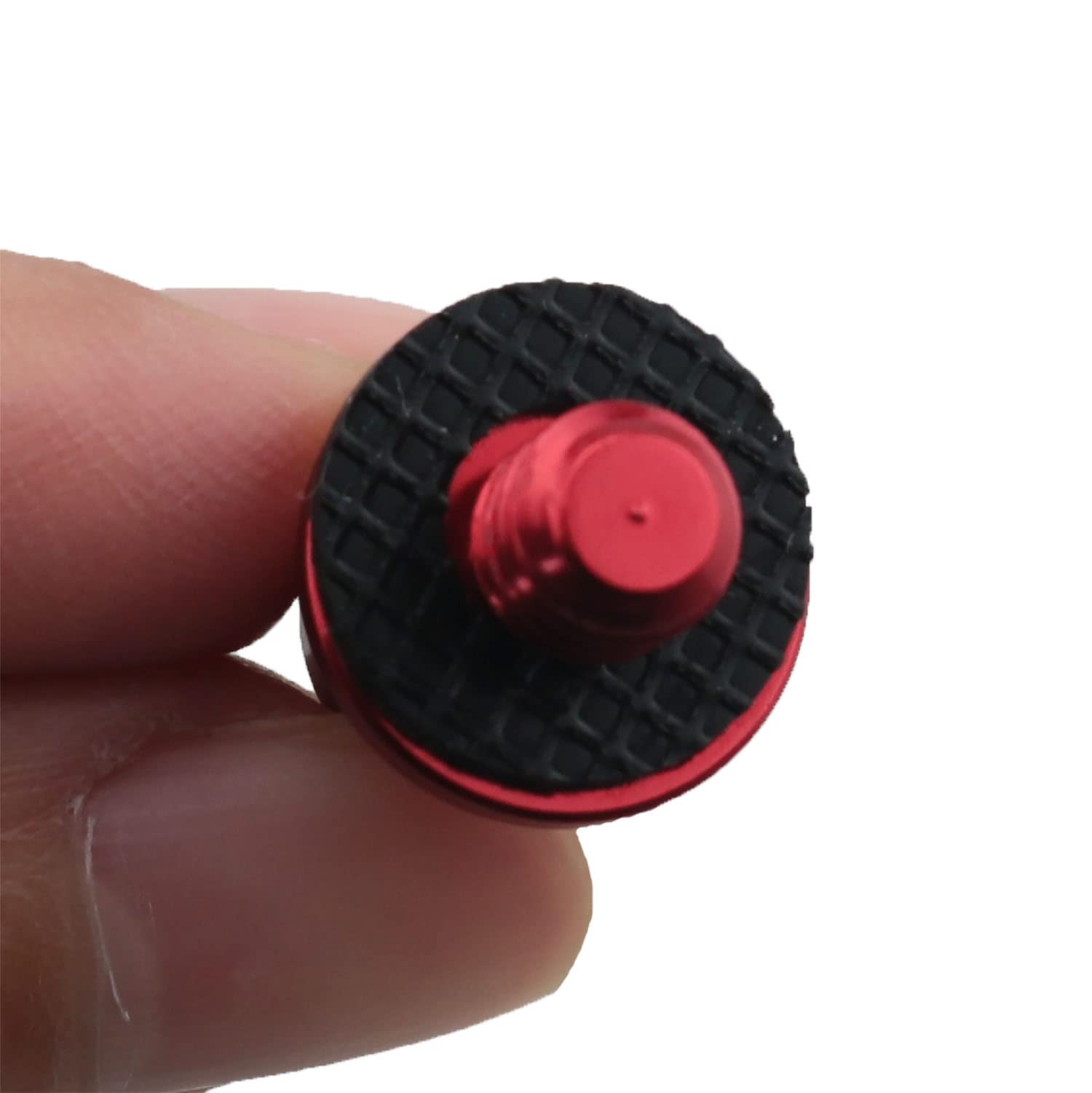 1/4Inch Camera Screw Zczqc 2Pcs 1/4 20 Quick Install Metal Screws Connecting Adapters For Camera Neck Wrist Strap Sling Red