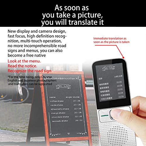 Language Translator Portable Instant Translator Device Support Wifi/Hotspot/Offline Two  Way Real Time Online 137 Languages With