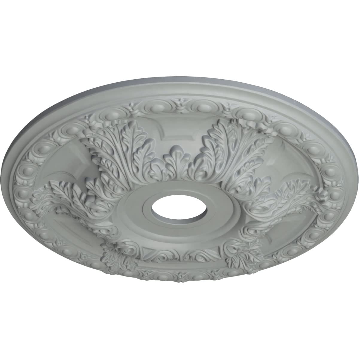 Ekena Millwork Cm23Ga Granada Ceiling Medallion, 23 3/8''Od X 3 5/8''Id X 2 1/2''P, Factory Primed