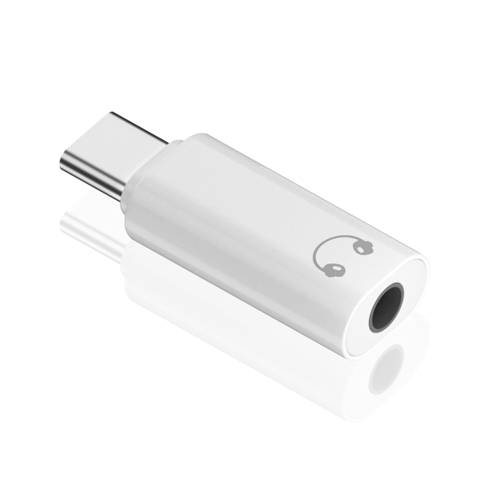 Duttek USB C to 3.5mm Audio Headphone Adapter, USB Typc C to 3.5mm Aux Adapter, Support Voice Function Compatible with iPhone 15