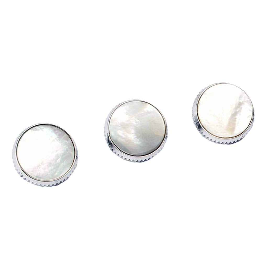 Liyafy Beige Shell Inlay Trumpet Finger Buttons For Trumpet Replacement 3 Pcs